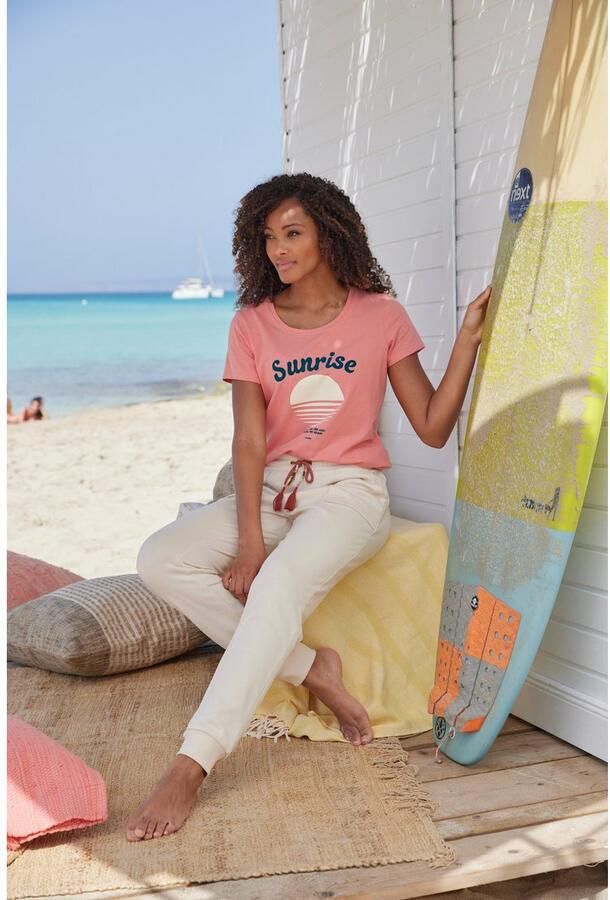 Vivance Sweatpants Relaxbroek loungebroek met opgenaaide zakken loungewear - Foto 4