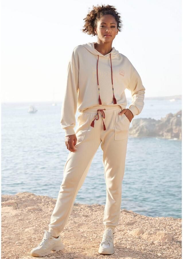 Vivance Sweatpants Relaxbroek loungebroek met opgenaaide zakken loungewear - Foto 2