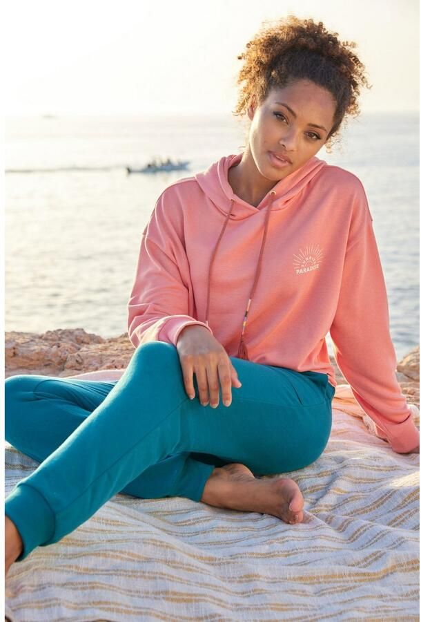 Vivance Sweatpants Relaxbroek loungebroek met opgenaaide zakken loungewear - Foto 5