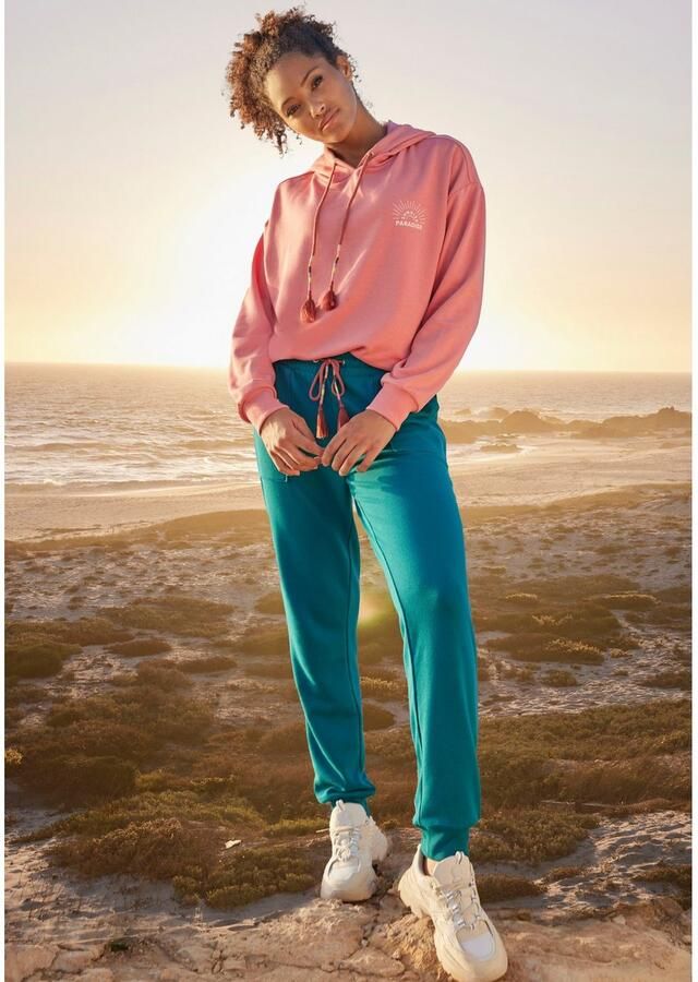 Vivance Sweatpants Relaxbroek loungebroek met opgenaaide zakken loungewear - Foto 3