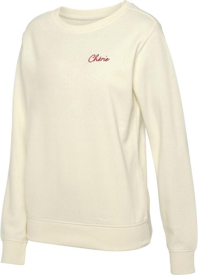 Vivance Sweatshirt met frontprint loungeanzug (1-delig) - Foto 2