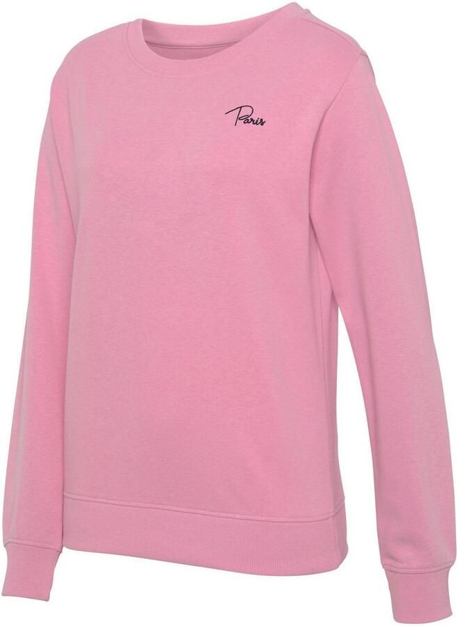 Vivance Sweatshirt met frontprint loungeanzug (1-delig) - Foto 2
