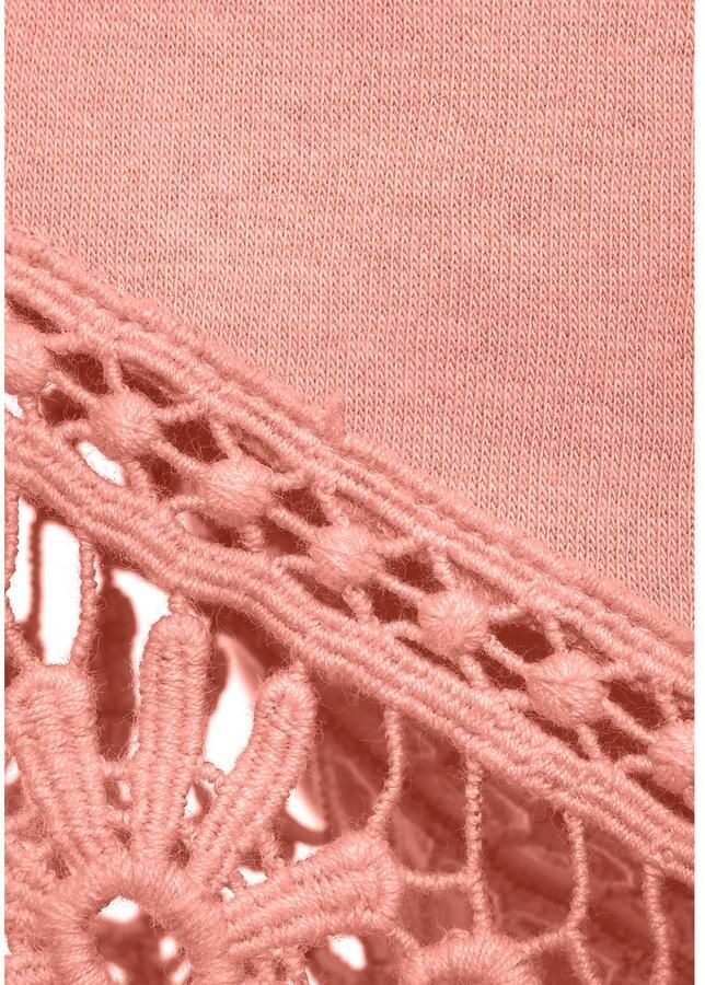 Vivance Sweatshirt met kanten inzetstukken op schouder en mouw - Foto 2