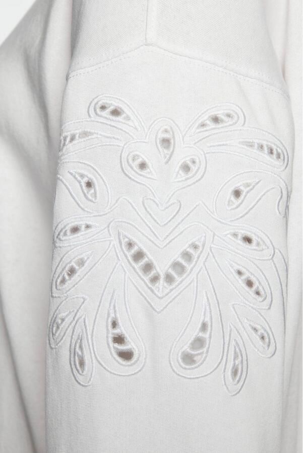 Vivance Sweatshirt met perforatieborduurwerk zachte katoenmix - Foto 5