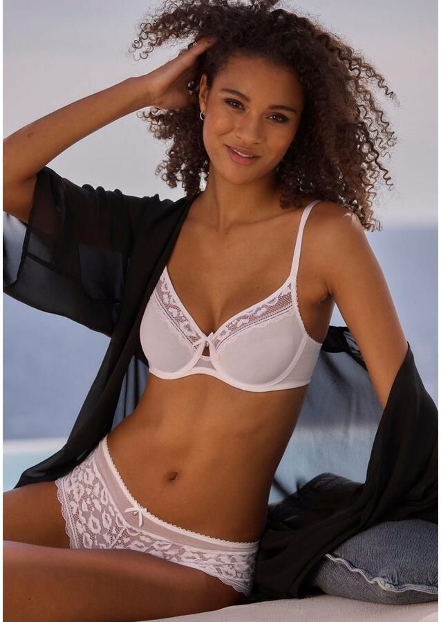 Vivance Hipster van kant in leo-look en zacht mesh-materiaal - Foto 2