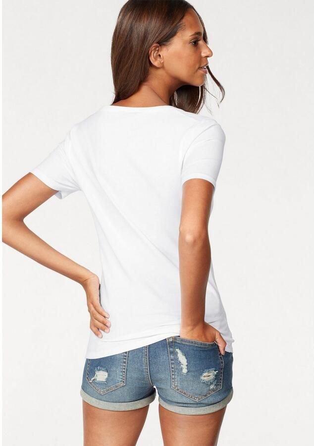 Vivance T-shirt Elastische katoenkwaliteit (Set van 2) - Foto 3