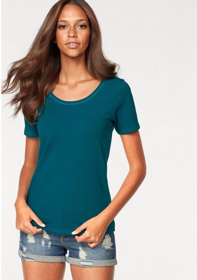 Vivance T-shirt Elastische katoenkwaliteit (Set van 2) - Foto 2