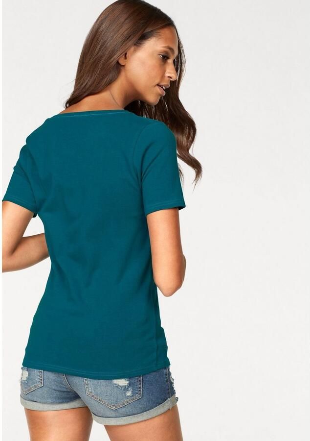 Vivance T-shirt Elastische katoenkwaliteit (Set van 2) - Foto 3