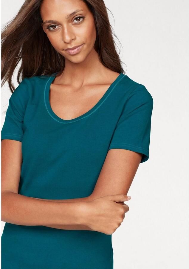 Vivance T-shirt Elastische katoenkwaliteit (Set van 2) - Foto 4