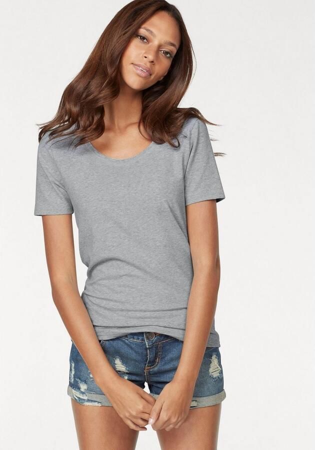 Vivance T-shirt Elastische katoenkwaliteit (Set van 2) - Foto 4