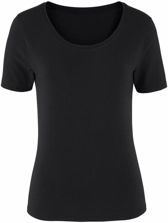 Vivance T-shirt Elastische katoenkwaliteit (Set van 2)