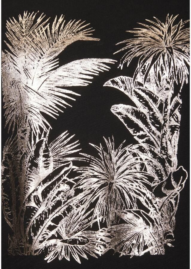 Vivance T-shirt Met goudkleurig glanzend folieprint - Foto 2