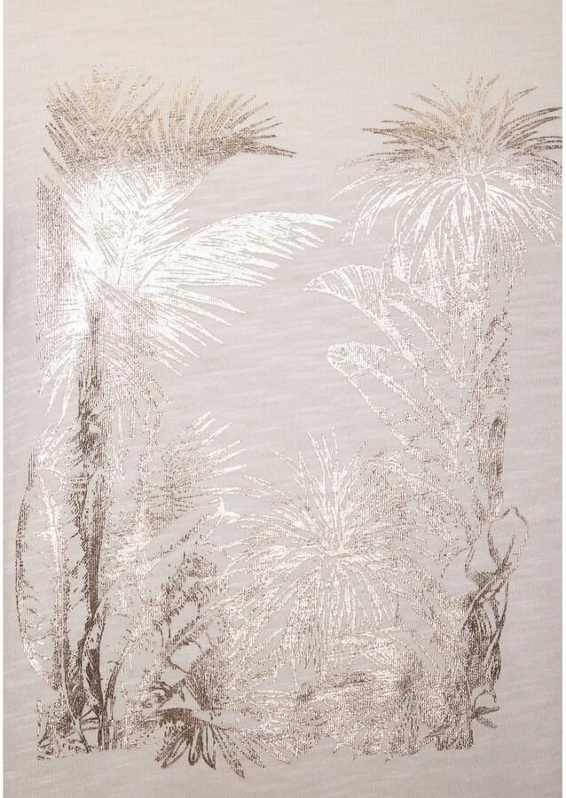 Vivance T-shirt Met goudkleurig glanzend folieprint (Set van 2) - Foto 5