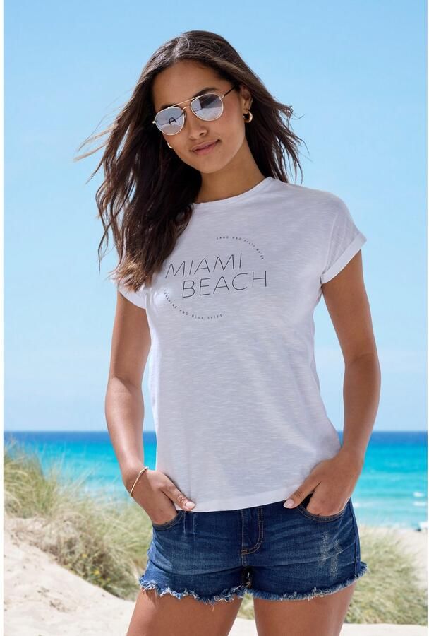 Vivance T-shirt Met modieuze frontprint in een zachte katoenkwaliteit - Foto 5