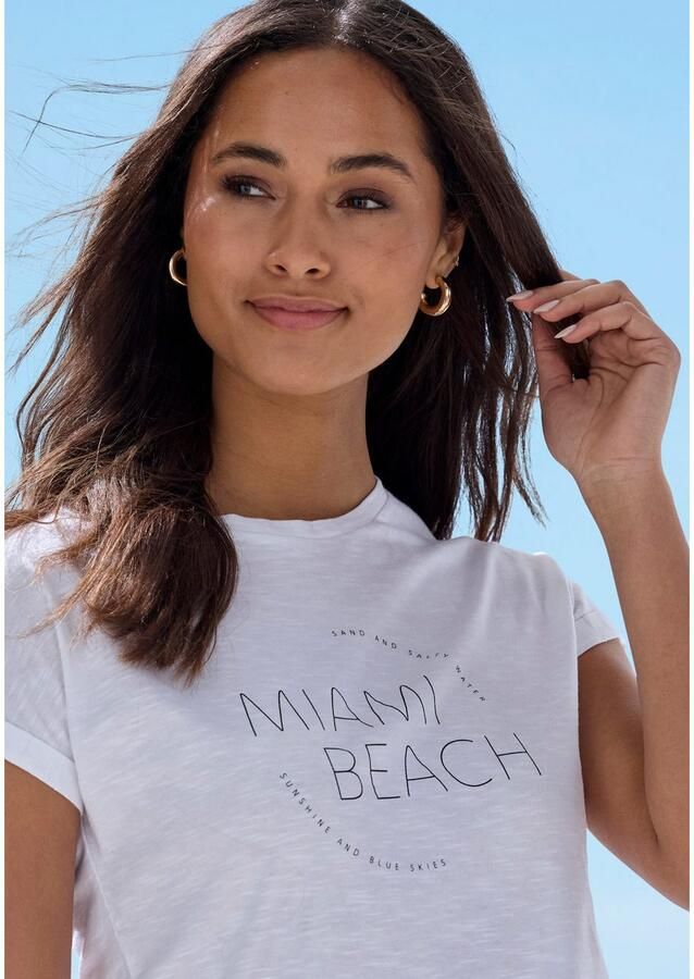 Vivance T-shirt Met modieuze frontprint in een zachte katoenkwaliteit - Foto 2