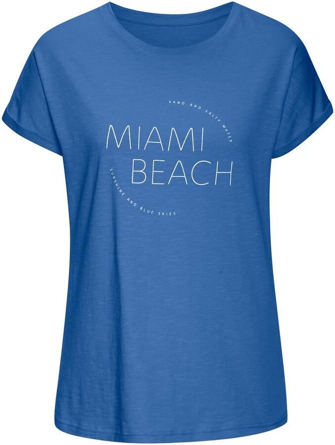 Vivance T-shirt Met modieuze frontprint in een zachte katoenkwaliteit