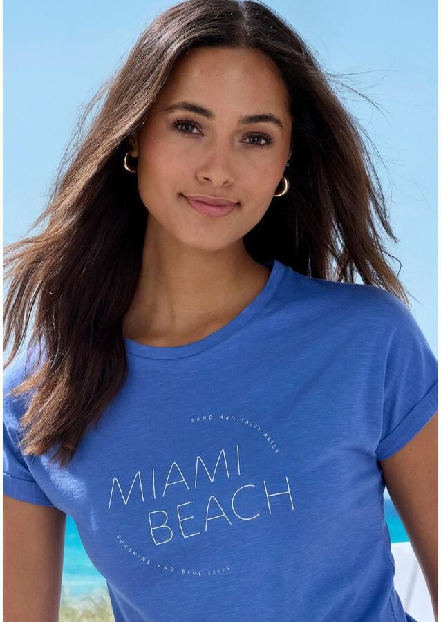 Vivance T-shirt Met modieuze frontprint in een zachte katoenkwaliteit - Foto 2