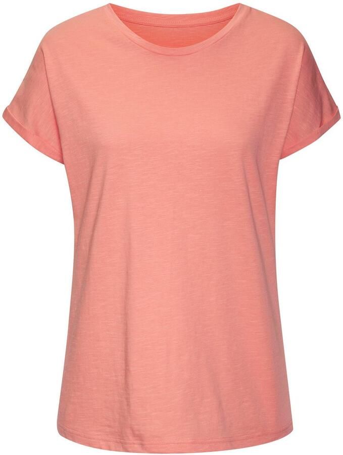 Vivance T-shirt Met modieuze frontprint in een zachte katoenkwaliteit (Set van 2)