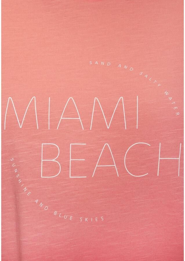 Vivance T-shirt Met modieuze frontprint in een zachte katoenkwaliteit