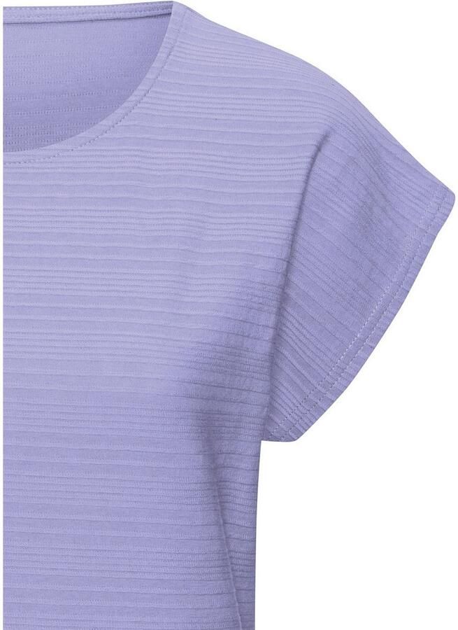 Vivance T-shirt Met modieuze streepstructuur in een zachte katoenkwaliteit (1-delig) - Foto 2