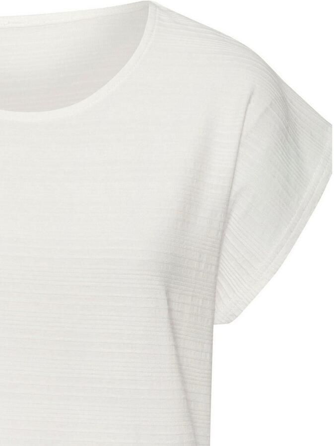 Vivance T-shirt Met modieuze streepstructuur in een zachte katoenkwaliteit (1-delig) - Foto 2