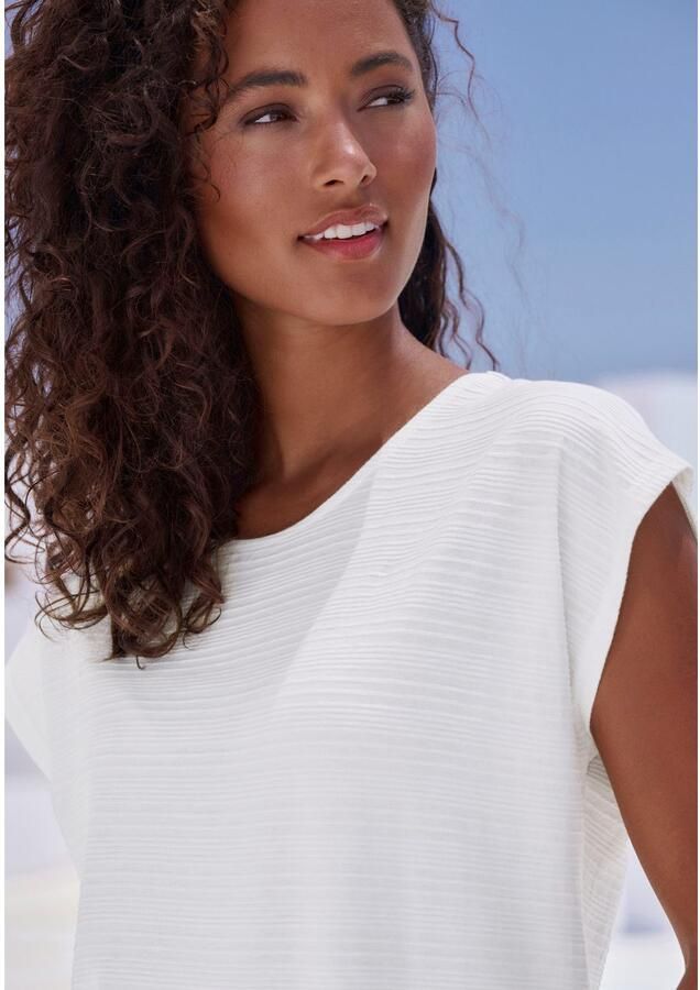 Vivance T-shirt Met modieuze streepstructuur in een zachte katoenkwaliteit (set) - Foto 3