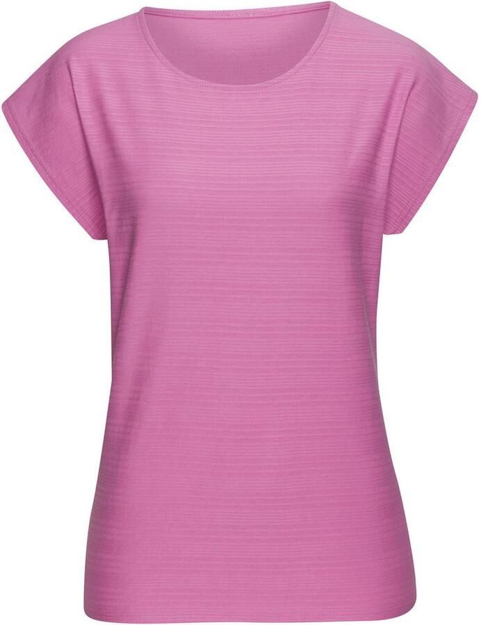 Vivance T-shirt Met modieuze streepstructuur in een zachte katoenkwaliteit (set)