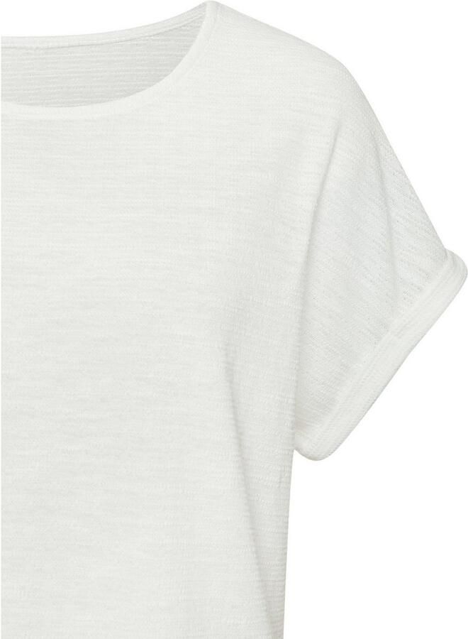 Vivance T-shirt Met modieuze structuur van kreukvrije kwaliteit met katoen - Foto 2