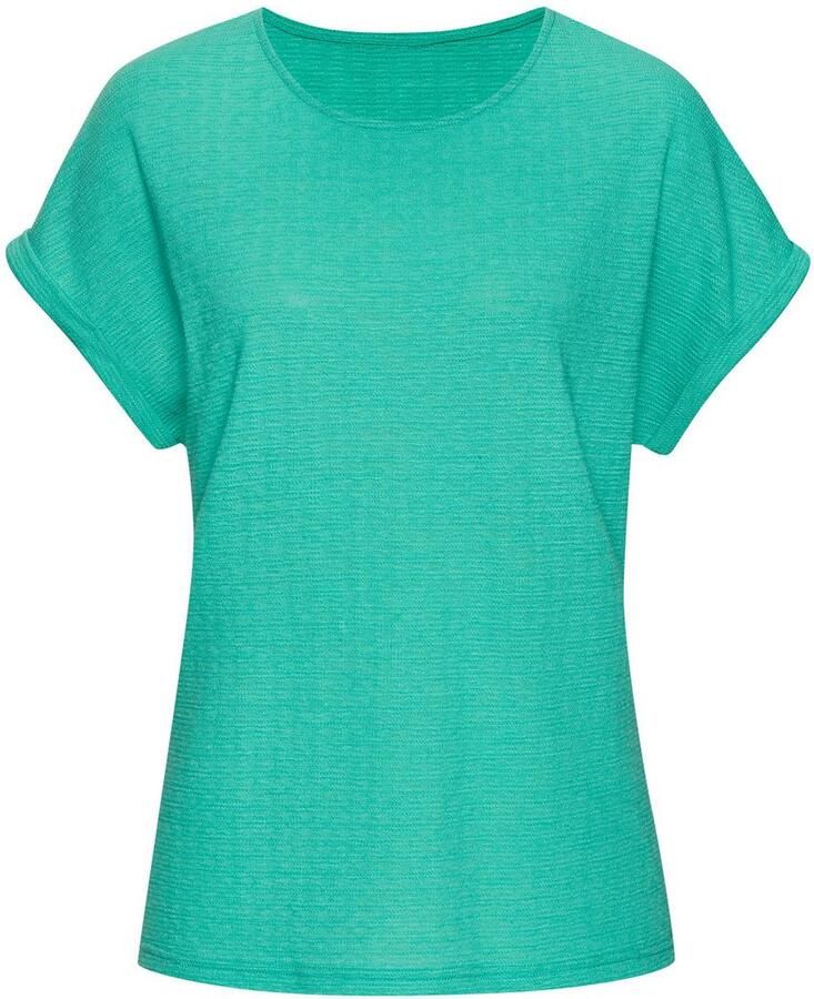 Vivance T-shirt Met modieuze structuur van kreukvrije kwaliteit met katoen