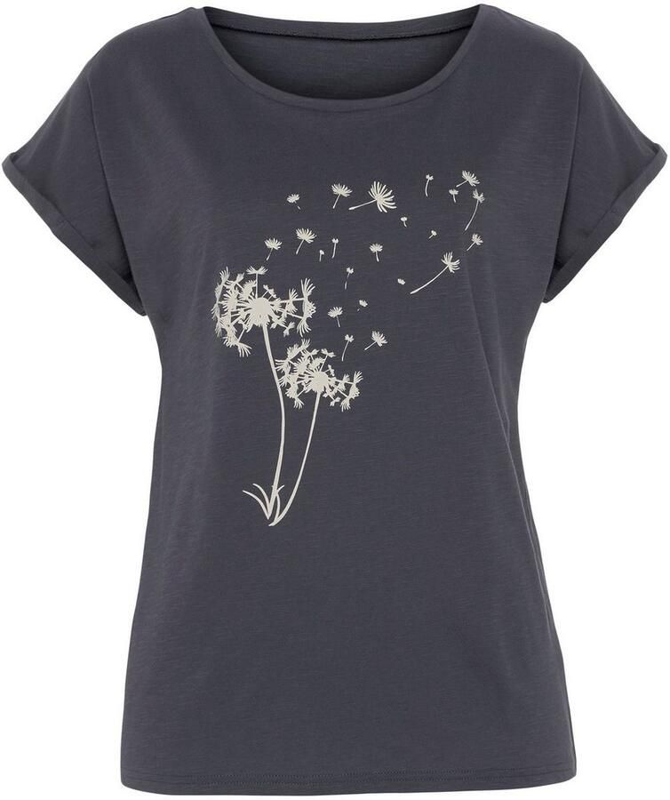 Vivance T-shirt Met print 'Pusteblume' aan de voorkant (1-delig)