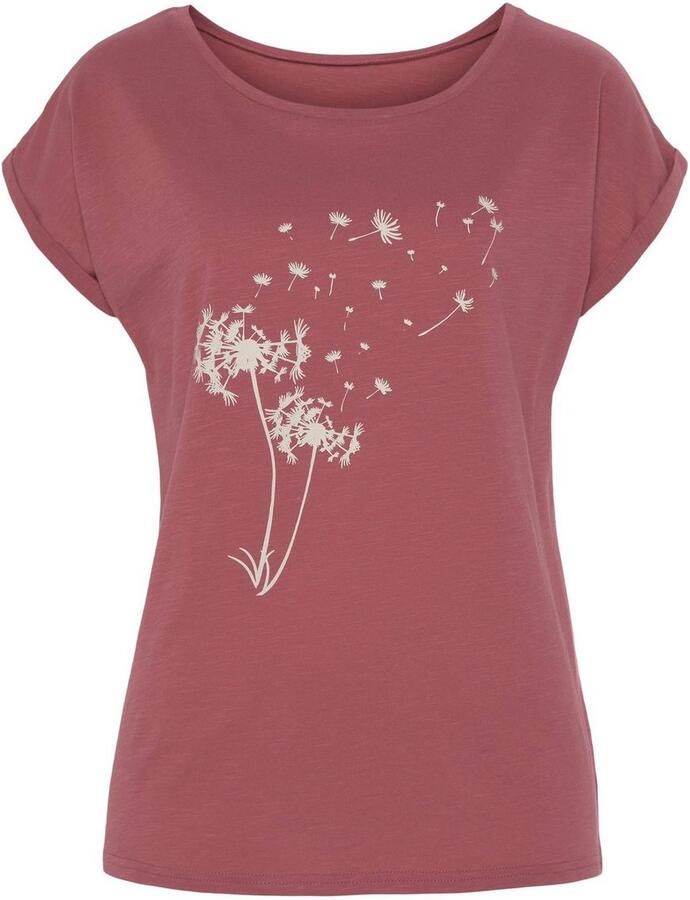 Vivance T-shirt Met print 'Pusteblume' aan de voorkant (1-delig)
