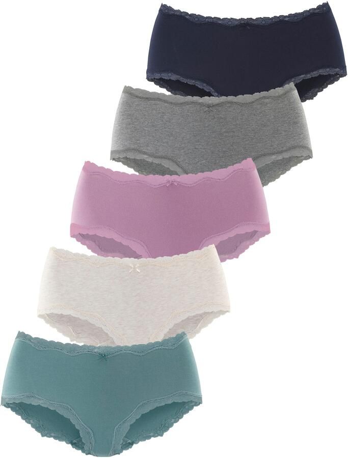 Vivance Tailleslip van elastisch katoen (Set van 5) - Foto 5