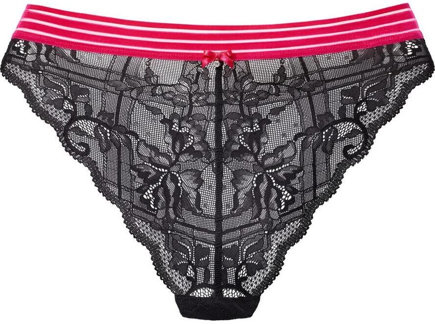 Vivance Tanga van elastisch kant met modieuze contrastkleuren - Foto 6