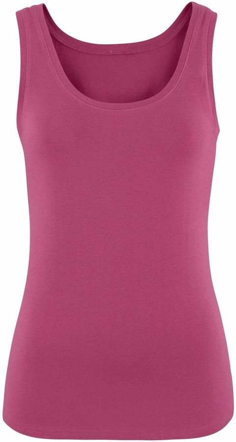 Vivance Tanktop Elastische katoenkwaliteit gemaakt van elastische katoenen stof strandtop (Set van 2) - Foto 4