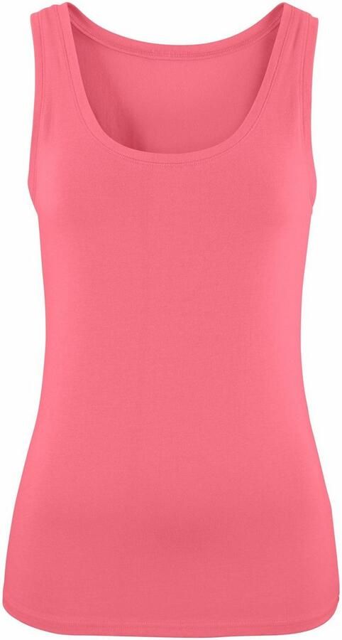 Vivance Tanktop Elastische katoenkwaliteit gemaakt van elastische katoenen stof strandtop (Set van 2) - Foto 5