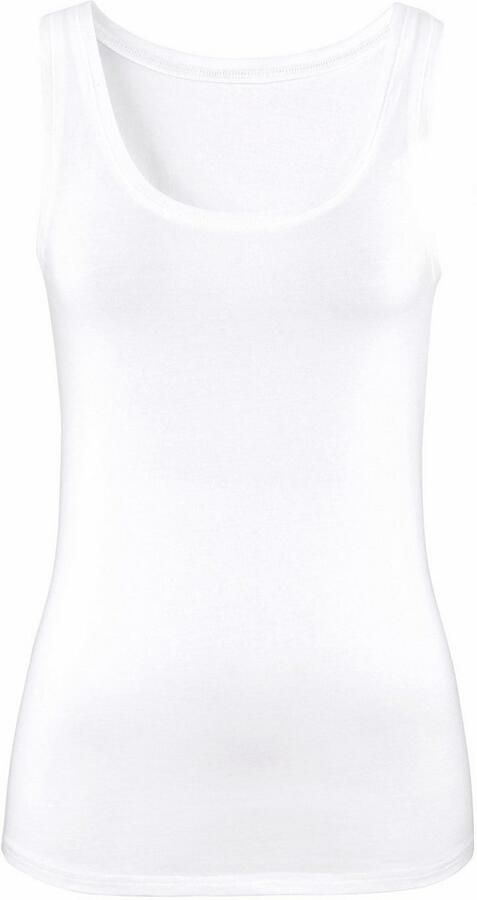 Vivance Tanktop Elastische katoenkwaliteit gemaakt van elastische katoenen stof strandtop (Set van 2) - Foto 6