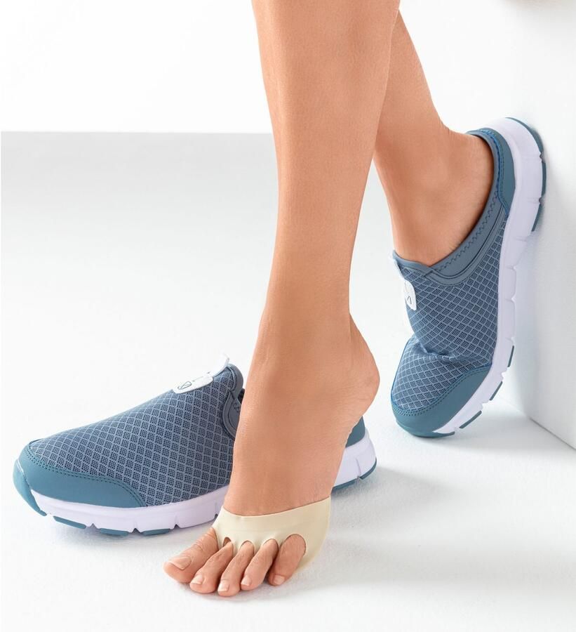 Vivance Teensokjes met voorvoetkussen voor hoge schoenen (set 3 paar)