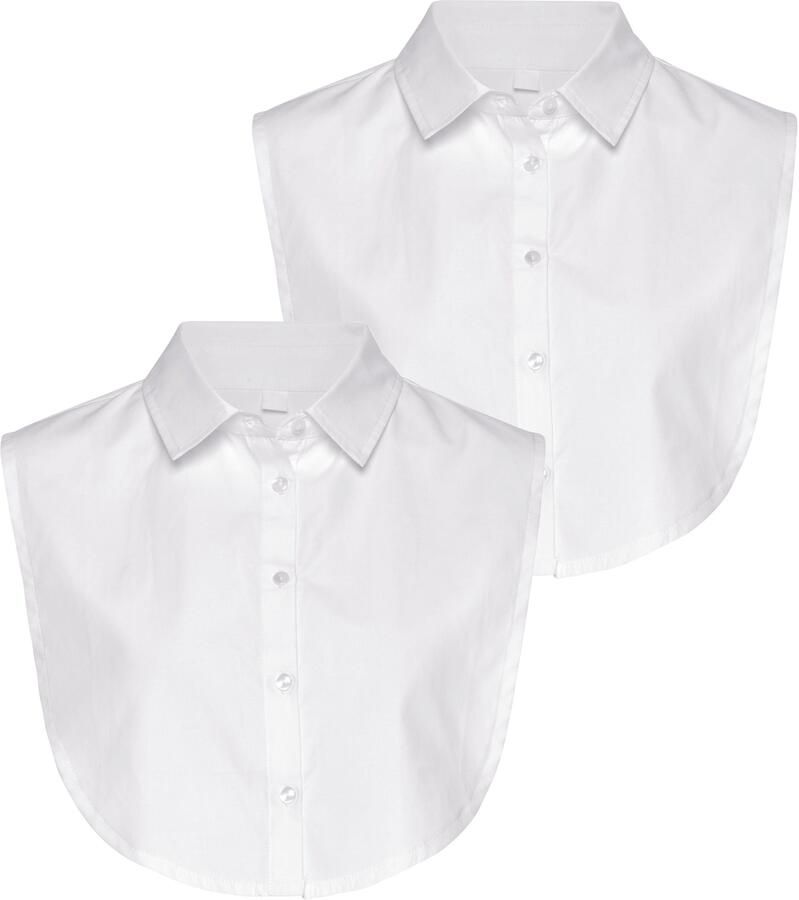 Vivance Top Klassieke blouse-inzet in dubbelpack blousekraag klassieke blouse-inzet insteekkraag - Foto 7