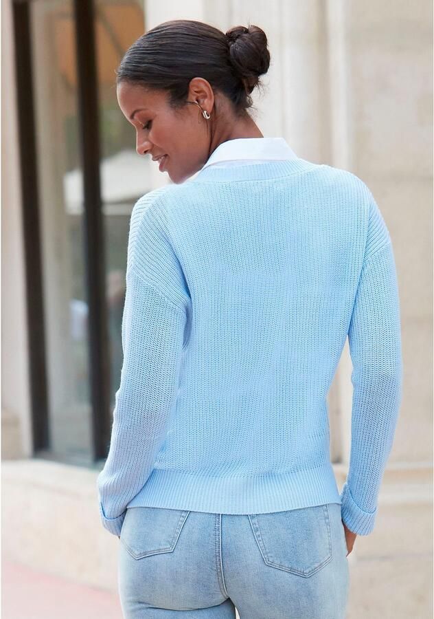 Vivance Top Klassieke blouse-inzet in dubbelpack blousekraag klassieke blouse-inzet insteekkraag - Foto 4