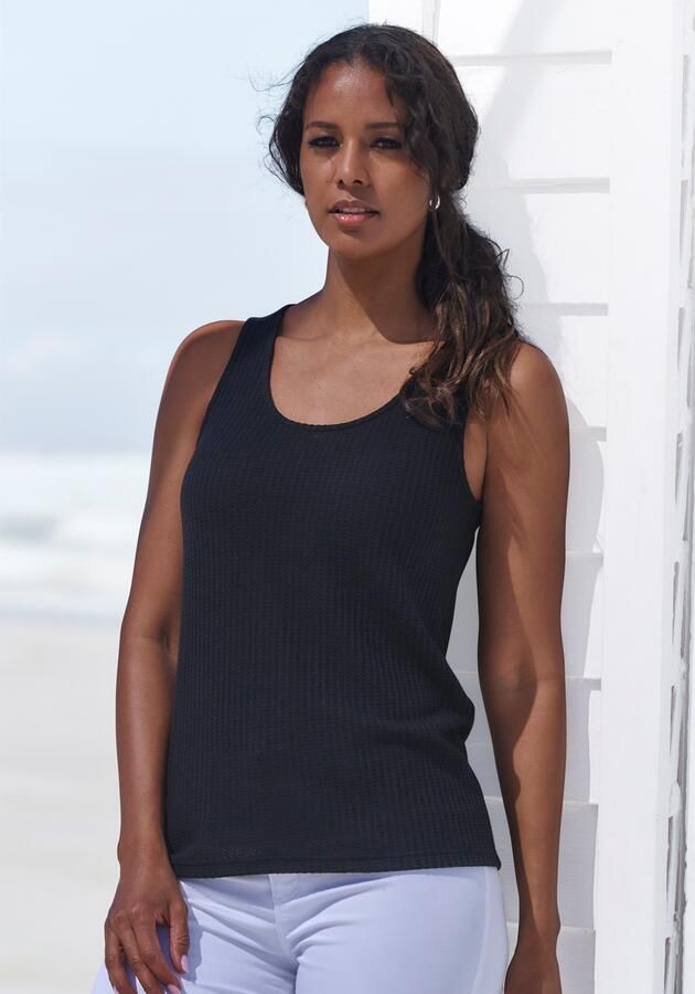 Vivance Top Met druppelvormige uitsnijding op de rug (Set van 2) - Foto 2