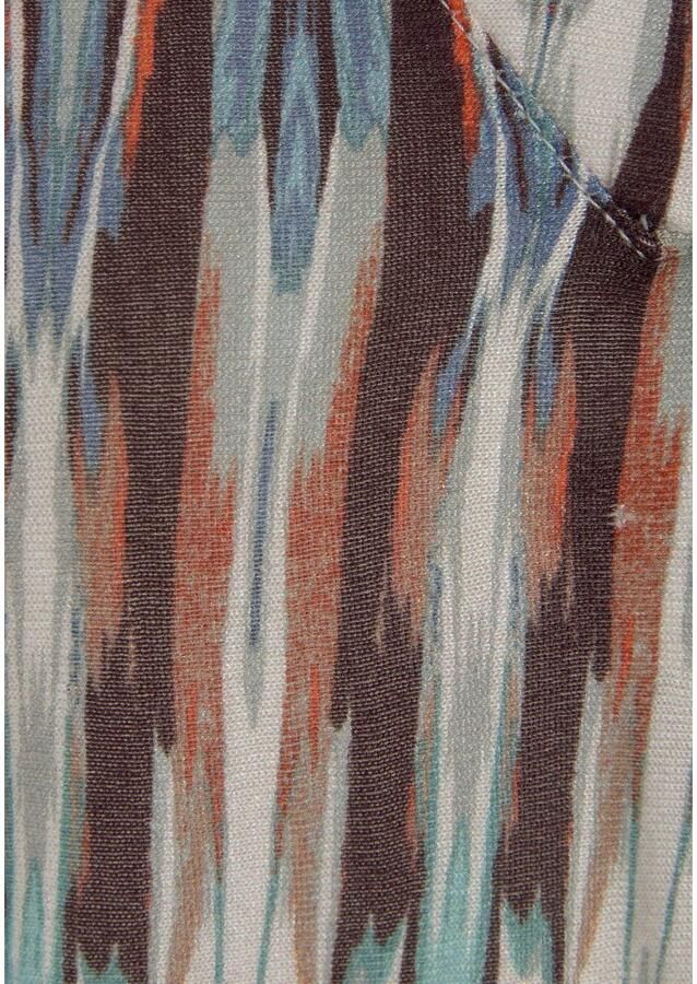 Vivance Top met etnische print los jersey top met v-hals - Foto 2