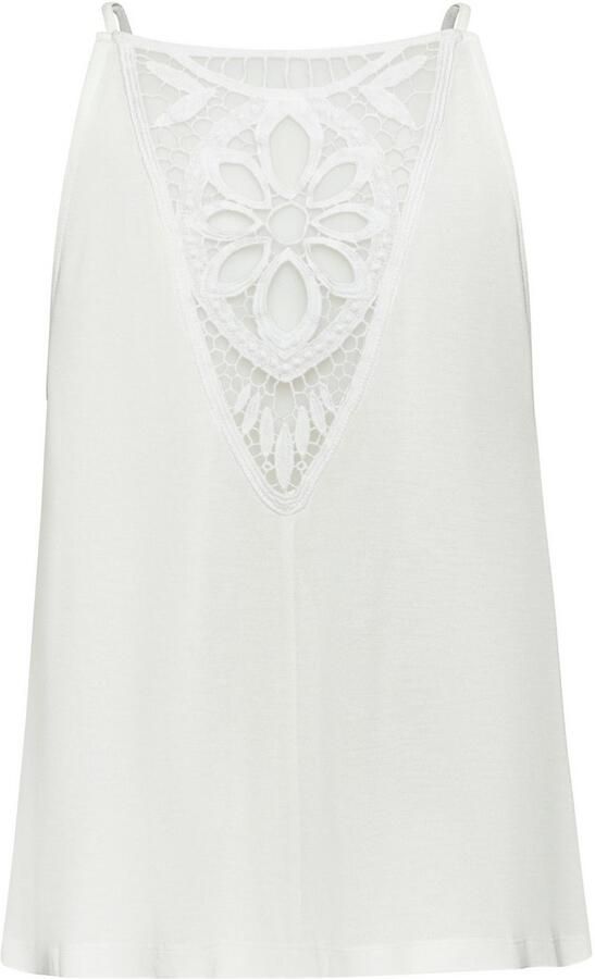 Vivance Top met kantinzet op de rug luchtig zomertop van jersey - Foto 5