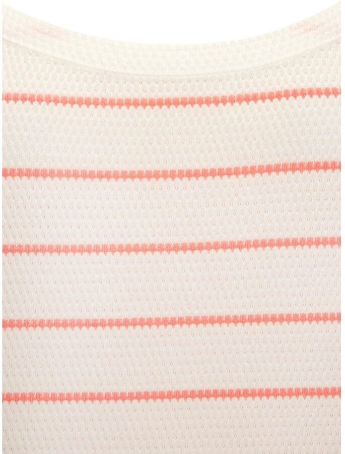 Vivance Top Met modieuze streepstructuur van onderhoudsvriendelijke katoen-viscose kwaliteit (Set van 2)