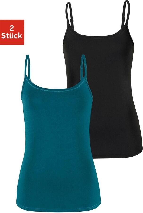 Vivance Top met spaghettibandjes Met verstelbare schouderbanden (Set van 2) - Foto 6