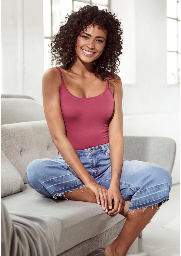 Vivance Top met spaghettibandjes Met verstelbare schouderbanden (Set van 2)