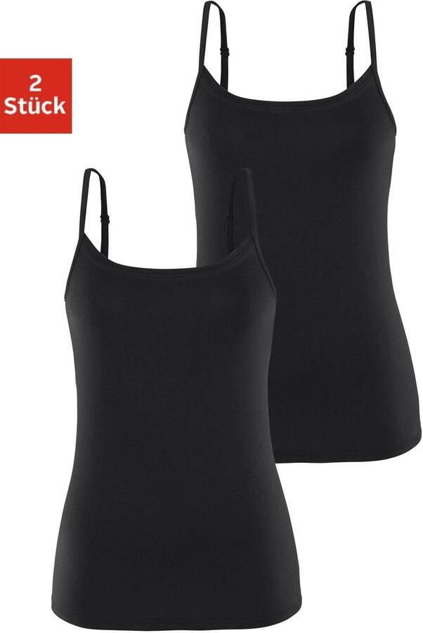 Vivance Top met spaghettibandjes Met verstelbare schouderbanden (Set van 2) - Foto 6