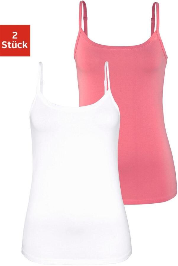 Vivance Top met spaghettibandjes Met verstelbare schouderbanden (Set van 2) - Foto 7