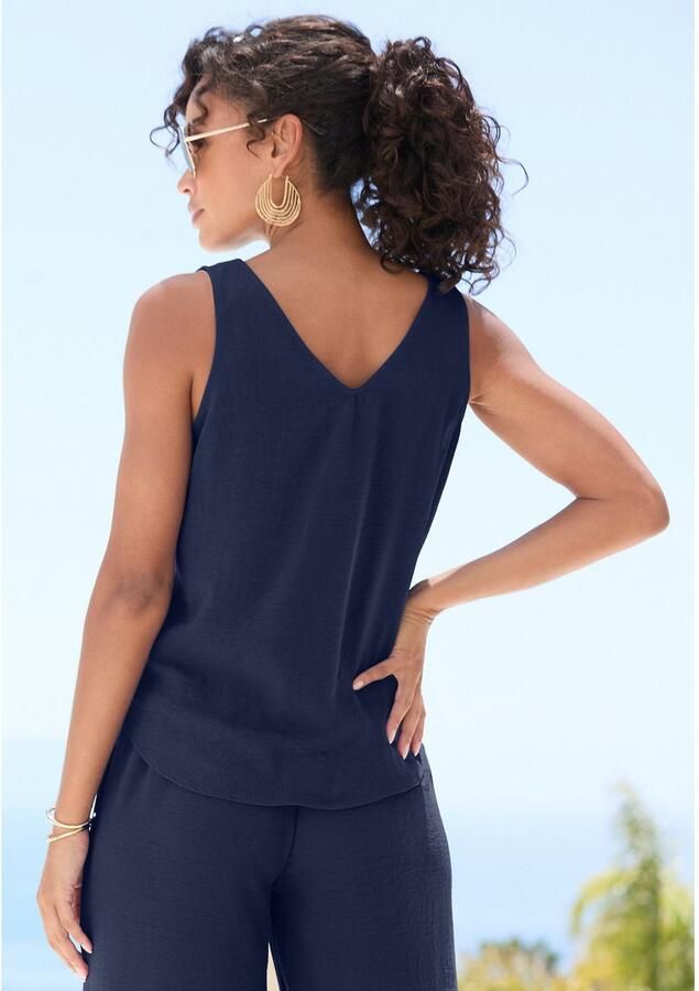 Vivance Top met v-halslijn basic damtop - Foto 4