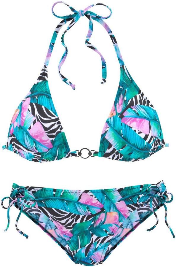 Vivance Triangelbikini met animal-print en sierdetail - Foto 3