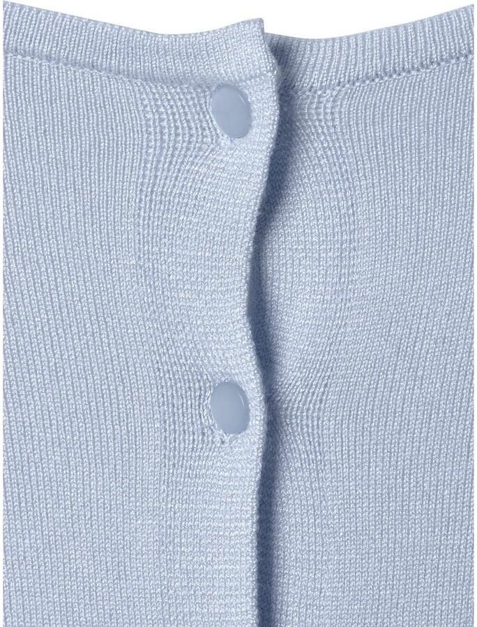 Vivance Trui met korte mouwen met knoopsluiting kan aan beide kanten worden gedragen 3 4 trui fijne gebreide stof - Foto 2